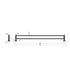 Meir Round Double Towel Rail 900mm